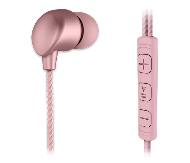 Audeeo Metallic Wired Earphones 2 (różowe złoto) - 1515070 - zdjęcie 3